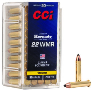 CCI 0073 VMAX 22WMR 30gr Hornady V-Max 50 Per Box/40 Case