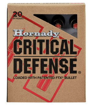 Hornady 80270 Critical Defense 223Rem 55gr Flex Tip eXpanding 20 Per Box/10 Case