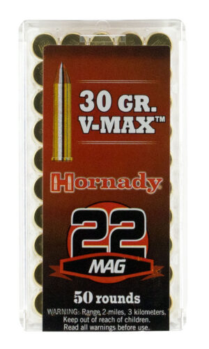 Hornady 83202 Varmint Express 22 WMR 30 gr Hornady V Max 50 Per Box/ 40 Case