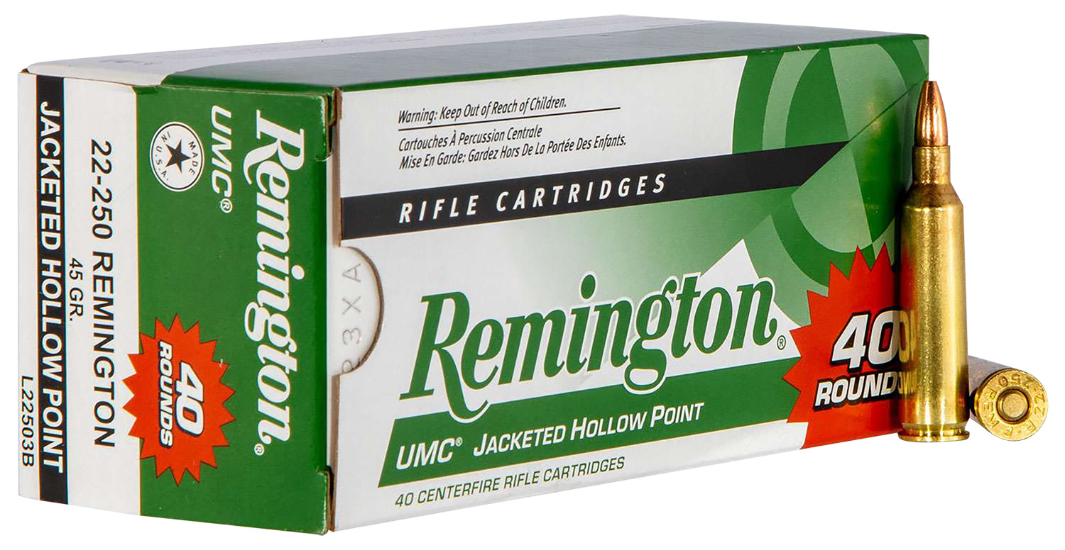 Remington 22-250 Rem 45gr UMC Value Remington 22-250 Rem 45gr UMC Value | Golden Brothers Co