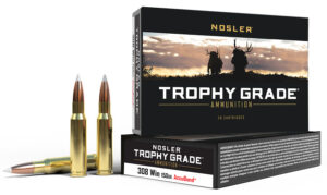 Nosler 60056 Trophy Grade 308Win 150gr Nosler AccuBond 20 Per Box/10 Case