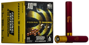 Federal PD413JGE4B Premium Personal Defense 410Gauge 3" 9Pellets 4BuckShot 20 Per Box/10 Case