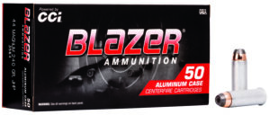 CCI 3564 Blazer Handgun 44Rem Mag 240gr Jacketed Hollow Point 50 Per Box/20 Case