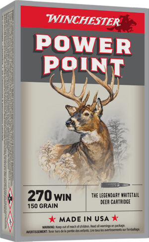 Winchester Ammo X2704 Power-Point 270Win 150gr 20 Per Box/10 Case