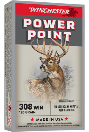 Winchester 308 Win 180gr Power Point | Golden Brothers Co