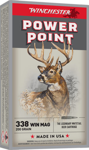 Winchester 338 Win Mag Power Point | Golden Brothers Co
