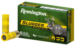 Remington Ammunition 20616 Slugger 20 Gauge 2.75" 5/8 oz Rifled Slug Shot 5 Per Box/ 50 Cs