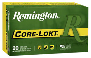 Remington Ammunition 21337 Core-Lokt 7mm-08Rem 140gr Pointed Soft Point Core-Lokt 20 Per Box/10 Case