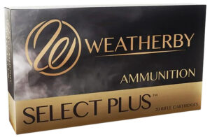 Weatherby H22455SP Select Plus 224WthbyMag 55gr Spire Point 20 Per Box/10 Case