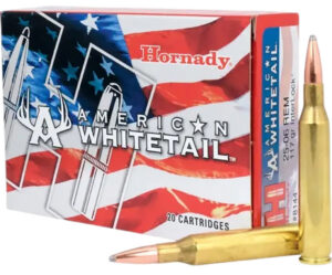Hornady 8144 American Whitetail 25-06Rem 117gr InterLock Boat Tail Soft Point 20 Per Box/10 Case