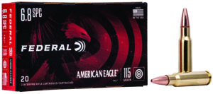 Federal AE68A American Eagle Rifle 6.8mmRem SPC 115gr Total Metal Jacket 20 Per Box/10 Case