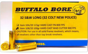Buffalo Bore Ammunition 7B20 Personal Defense Strictly Business 454Casull 300gr Semi Jacketed Flat Point 20 Per Box/12 Case