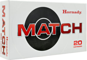 Hornady 8097 Match 308Win 168gr Boat Tail Hollow Point 20 Per Box/10 Case