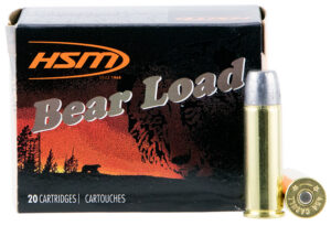 HSM 454C4N Bear Load 454 Casull 325 gr Wide Flat Nose 50 Per Box/ 10 Case