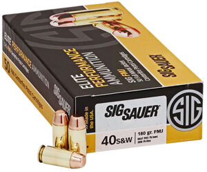 SIG 40SW 180GR Elite Ball FMJ | Golden Brothers Co