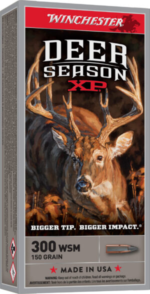 Winchester Ammo X300SDS Deer Season XP 300WSM 150gr Extreme Point 20 Per Box/10 Case