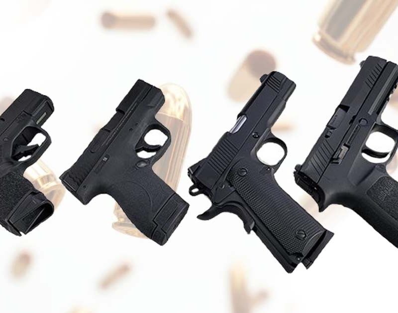 full size vs compact vs subcompact handguns | Golden Brothers Co