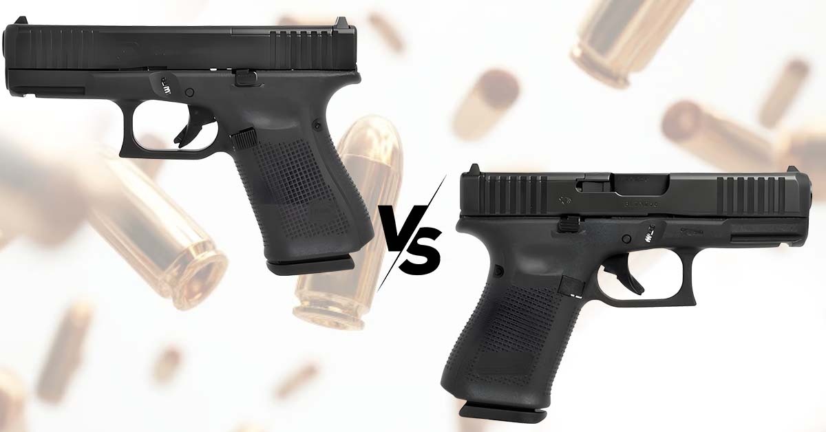 Glock 23 vs Glock 19 | Golden Brothers Co